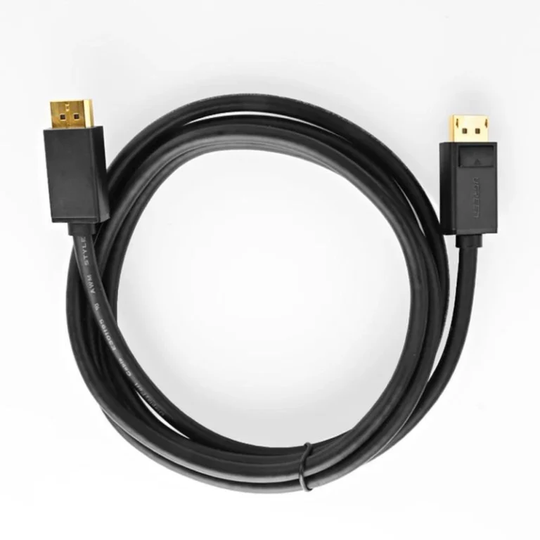 Câble DisplayPort 1.2 Ugreen (3m) – Résolution 4K@60Hz & Connecteurs Plaqués Or – Haute Performance par IMRATEC