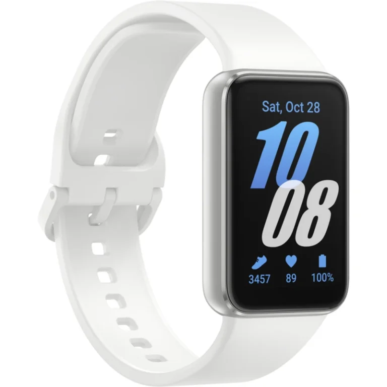 Samsung Galaxy Fit 3 Bluetooth Silver – Montre Connectée & Tracker Fitness AMOLED – Le Bien-être au Poignet par IMRATEC