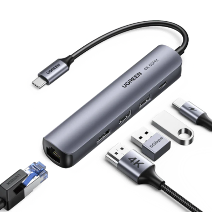 Adaptateur HUB USB-C Ugreen 5 en 1 HDMI 4K | IMRATEC