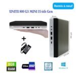 HP EliteDesk 800 G3 Mini – Intel Core i5-6500T 8 Go RAM 256 Go SSD – Image 3