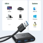 UGREEN Hub USB 3.0 4 Ports 5Gbps | IMRATEC Maroc – Image 2